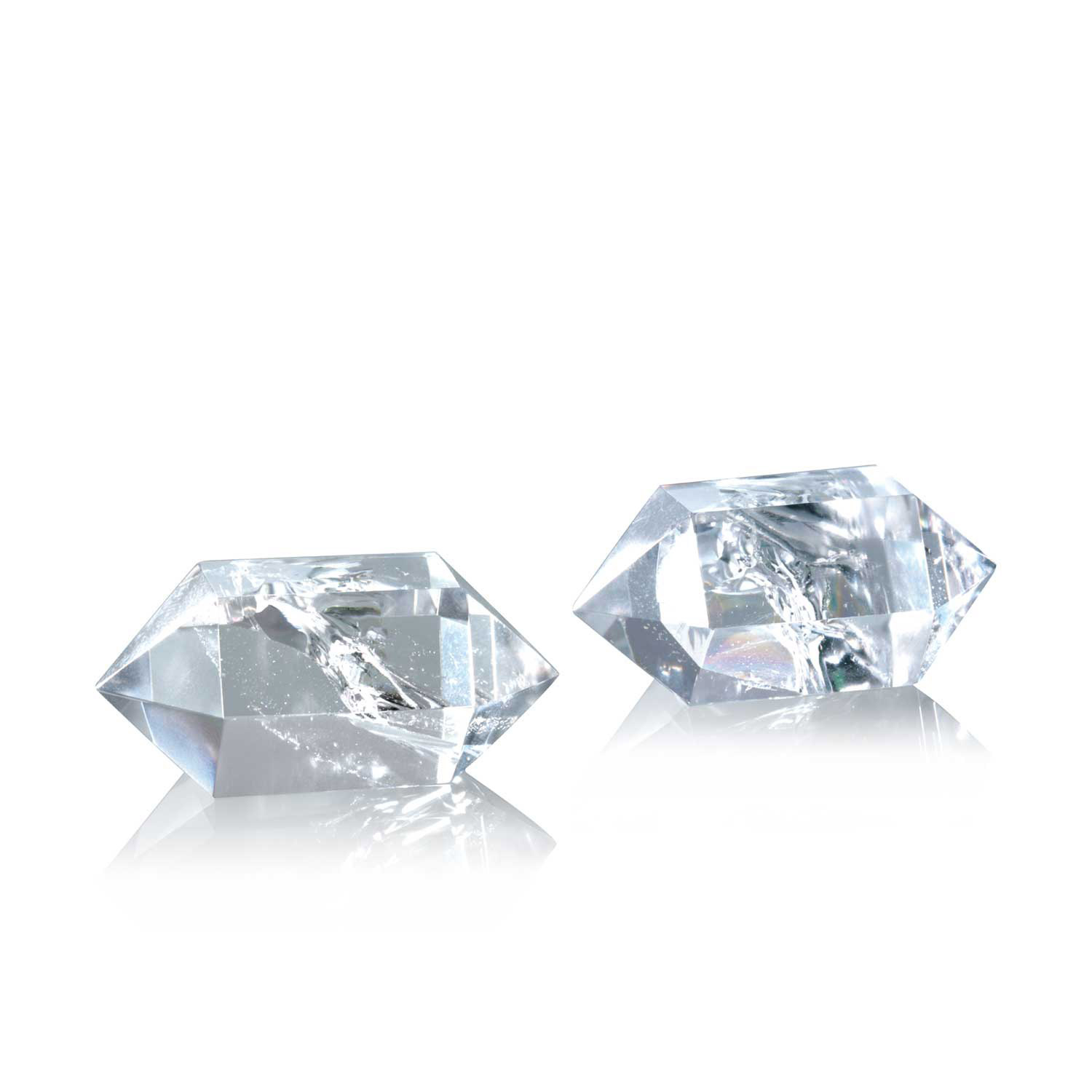 Bergkristall-Meditations-„Diamanten“, 2er Set, Produktbild 1