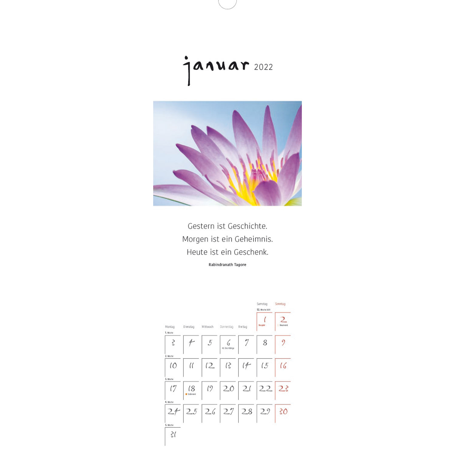 Hier und Jetzt – Postkartenkalender 2022, Produktbild 3