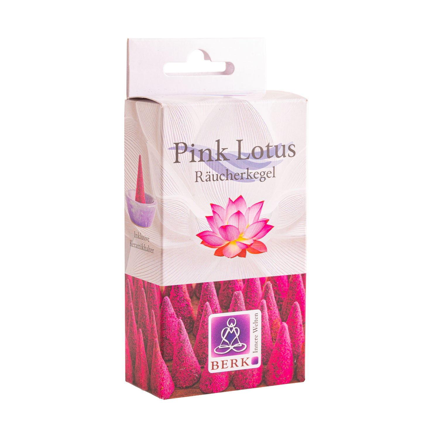 Räucherkegel „Pink Lotus“, Produktbild 1