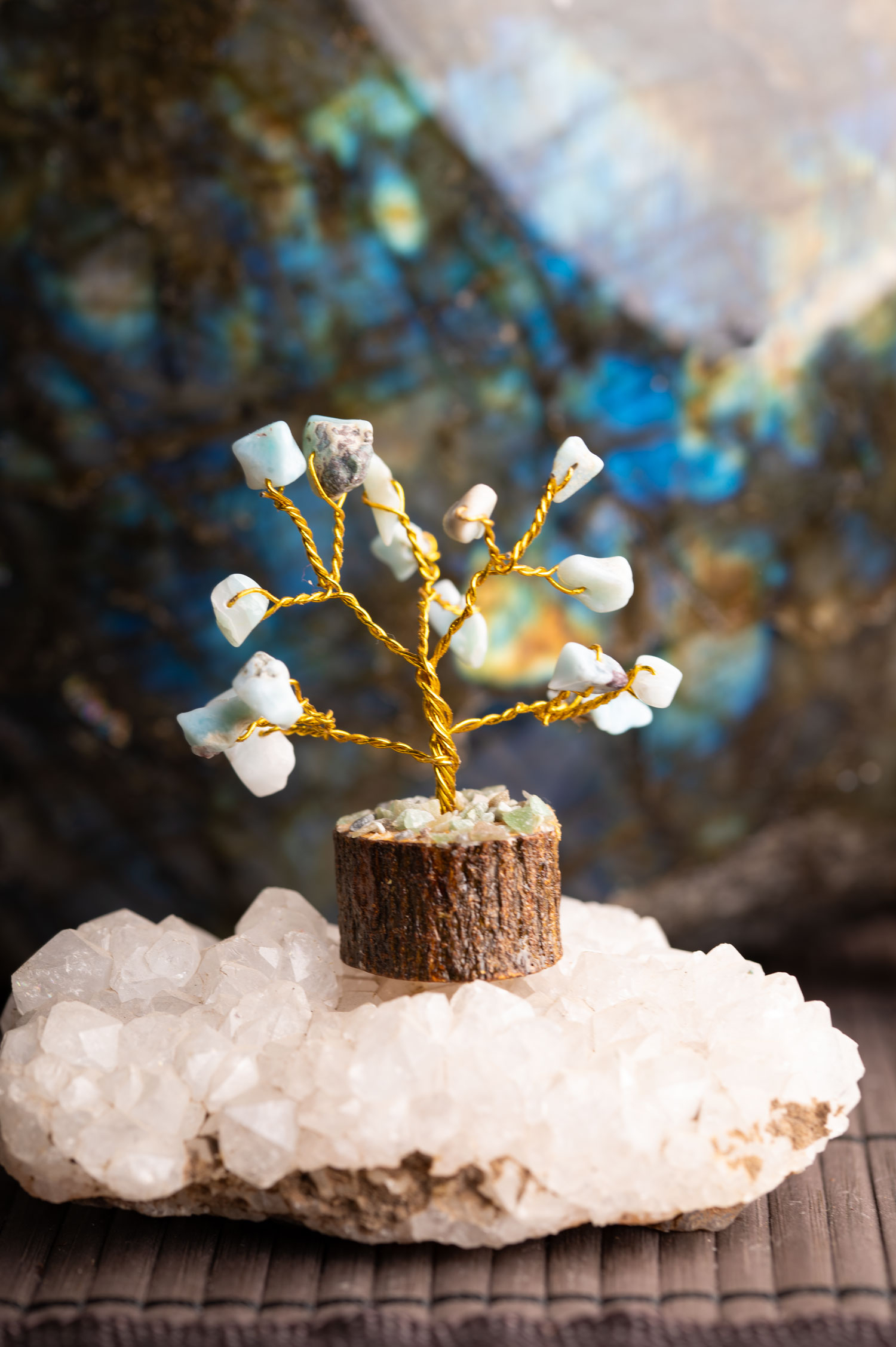 Edelsteinbäumchen „Larimar“, Produktbild 2