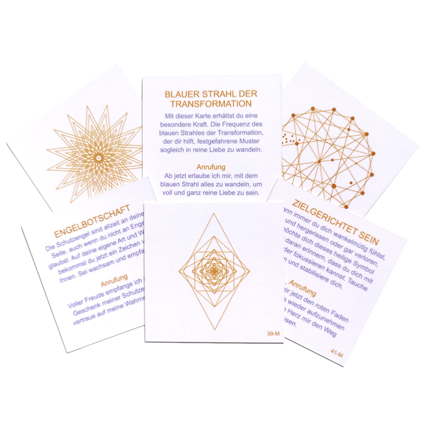 Heilsymbolkarten-Set "Heilige Geometrie" (Kartenset), Produktbild 3