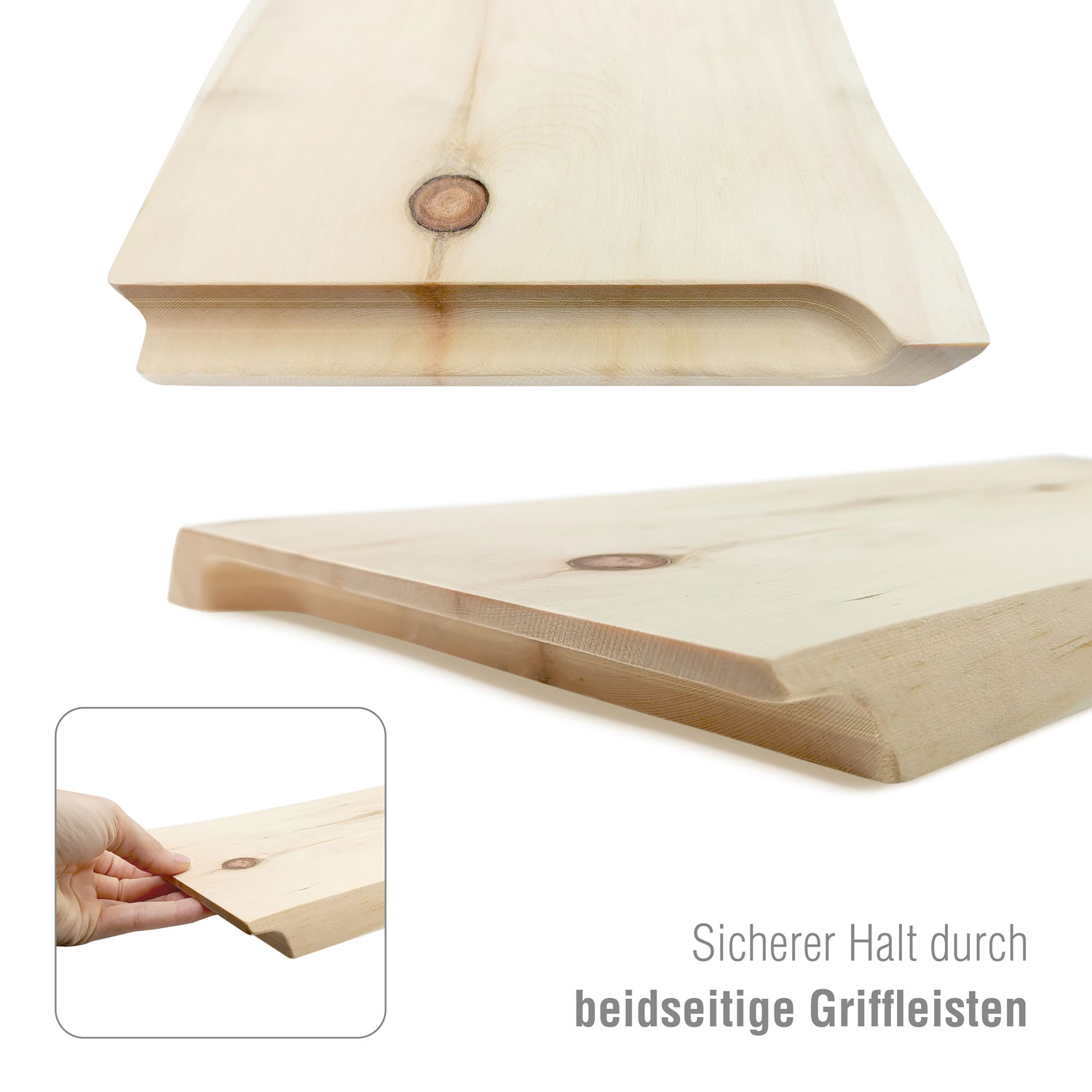 Zirben-Schneidebrett, Produktbild 4