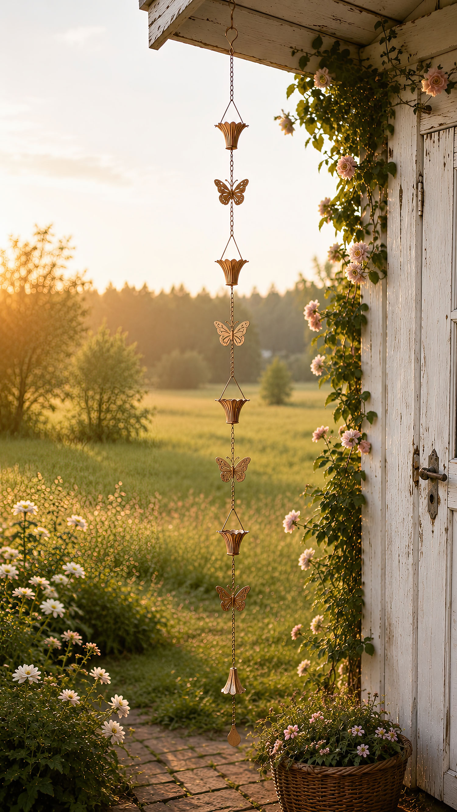 Regenkette „Schmetterling mit Schale“, Produktbild 2
