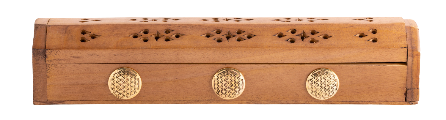 Räucherstäbchen-Vorratsbox „Blume des Lebens“, Produktbild 1