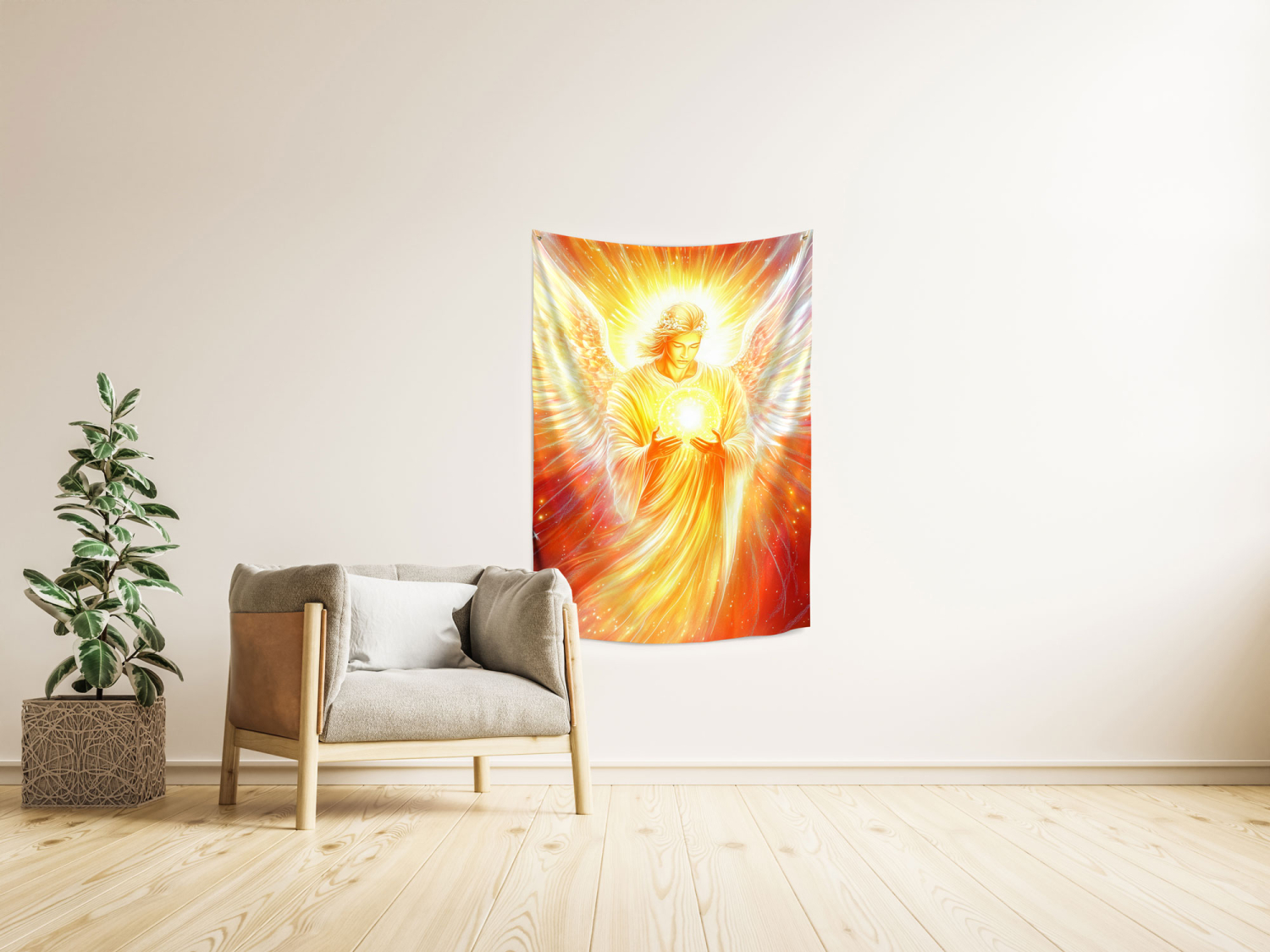Wandbehang „Erzengel Uriel“, Produktbild 2