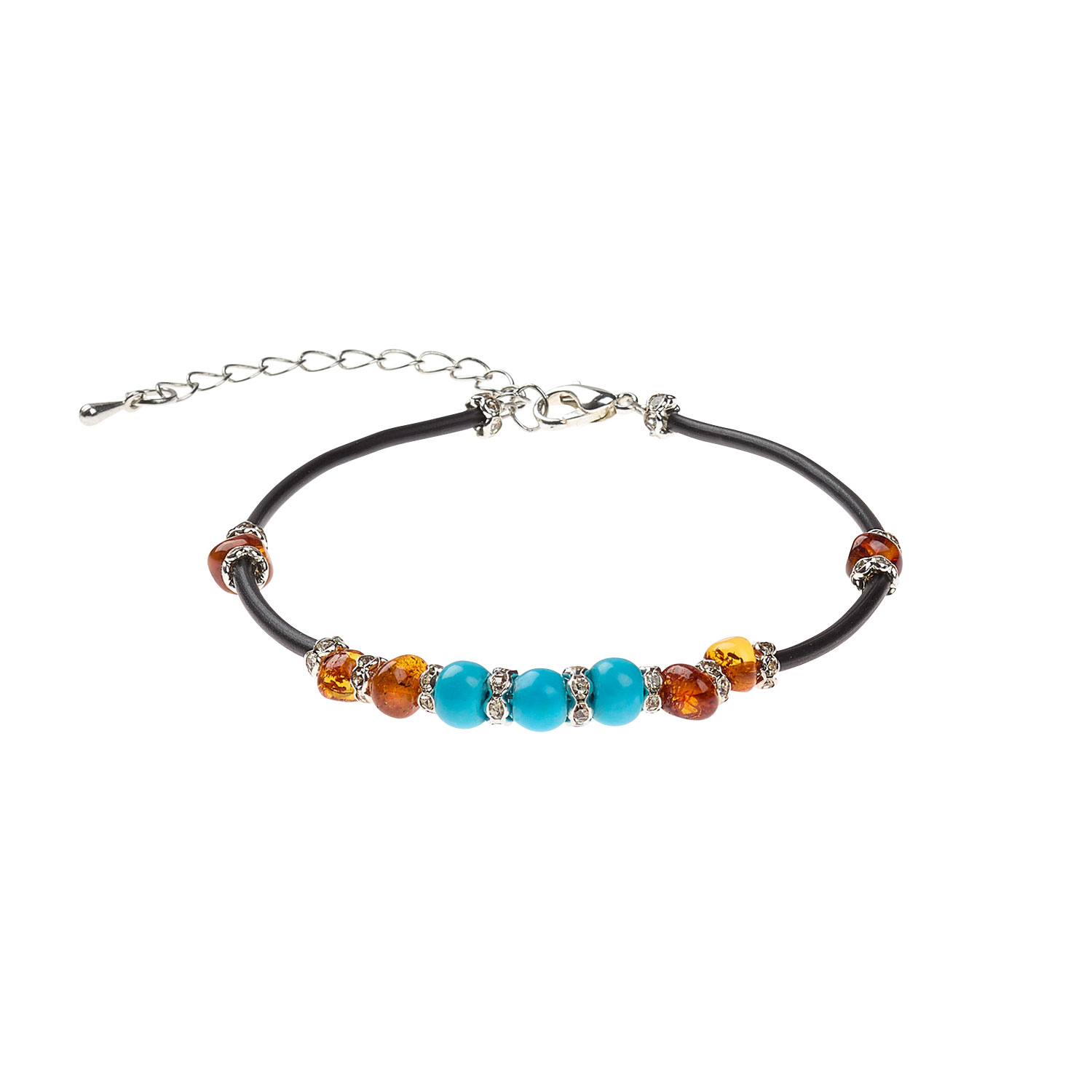 Bernstein-Armband „Schamanin“, Produktbild 1