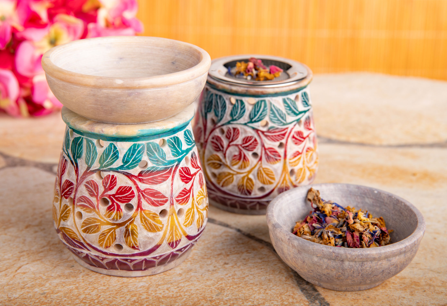 Aromalampe und Siebgefäß „Elise“, Produktbild 2