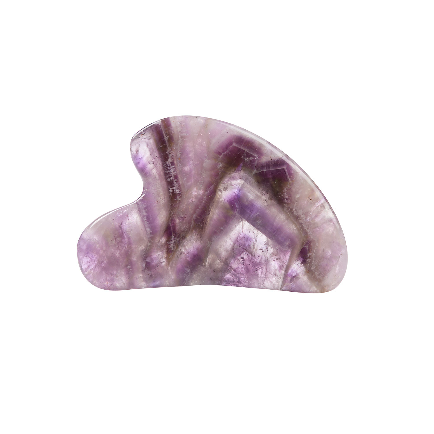Amethyst-Massagestein „Gua Sha“, Produktbild 1
