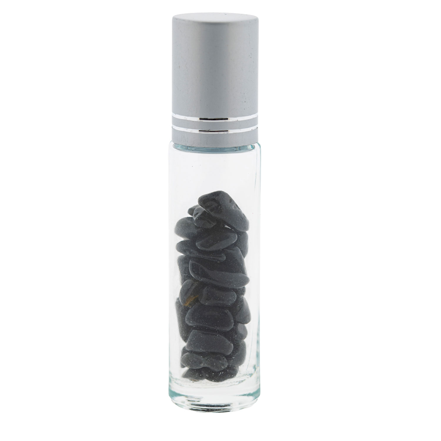 Roll-On Flasche mit Schwarzem Obsidian, Produktbild 1