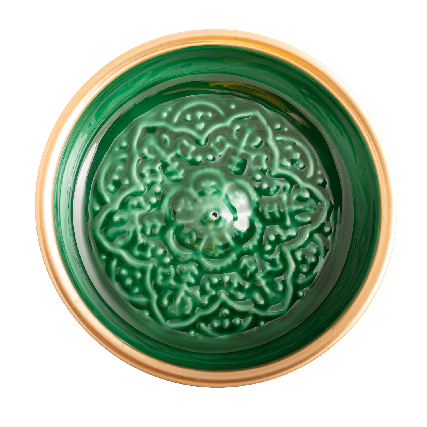 Räucherstäbchenhalter „Mandala“, Grün, Produktbild 3