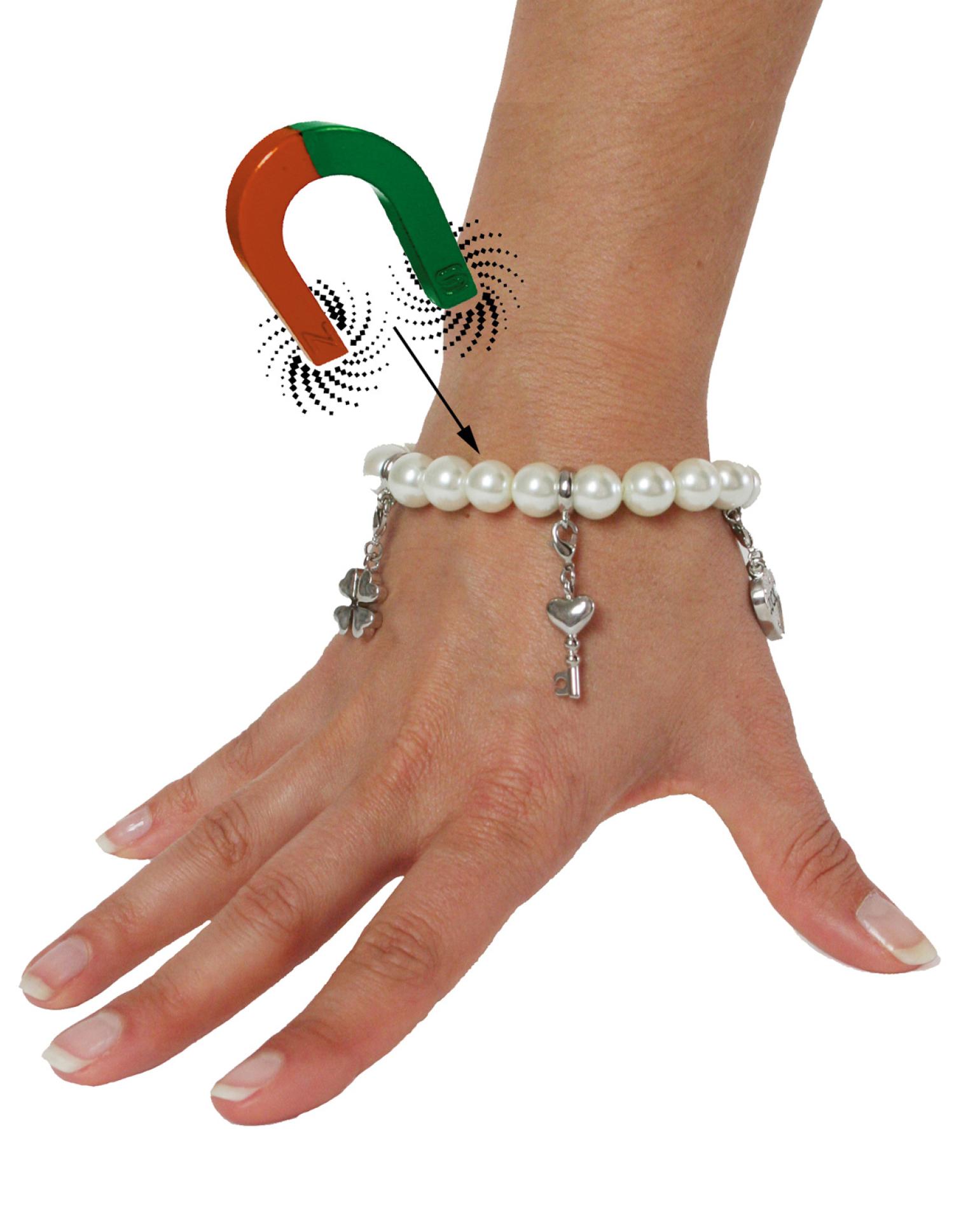 Magnetarmband „Glück“, Produktbild 4