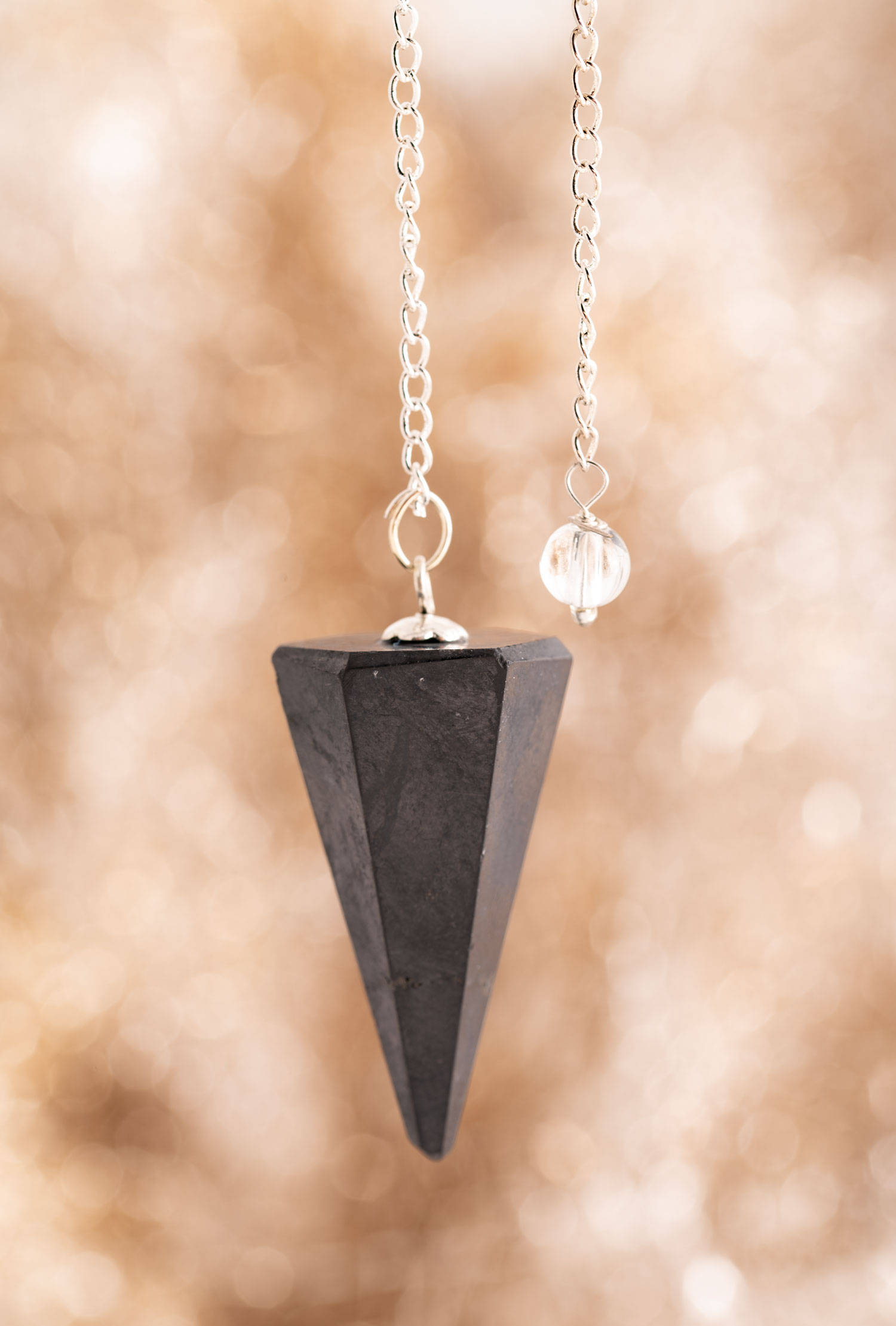 Schungit-Pendel „Sechskant“, Produktbild 2