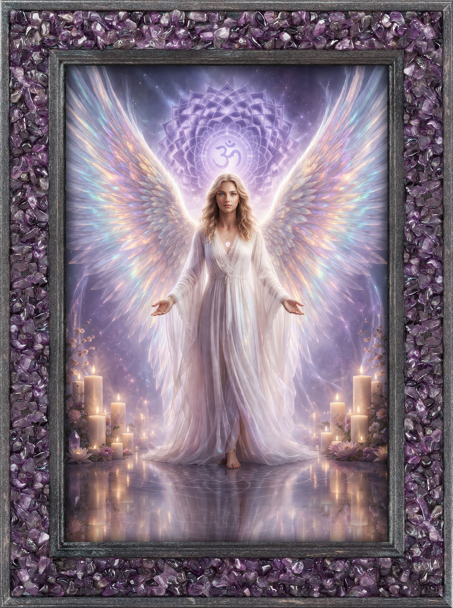 Amethyst-Energiebild „Schutzengel“, Produktbild 1