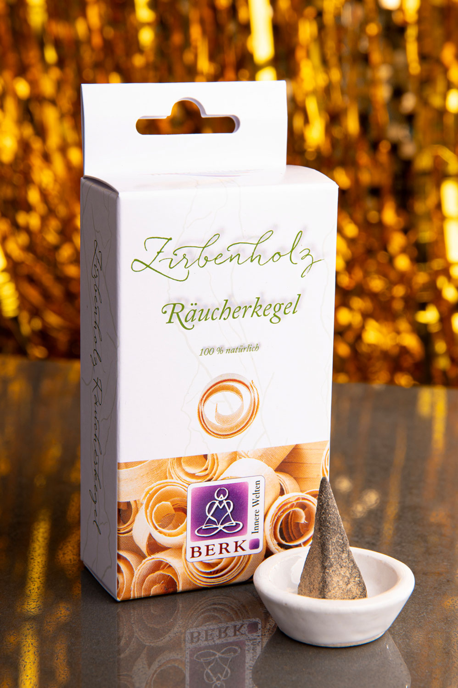 Räucherkegel „Zirbenholz“, Produktbild 2