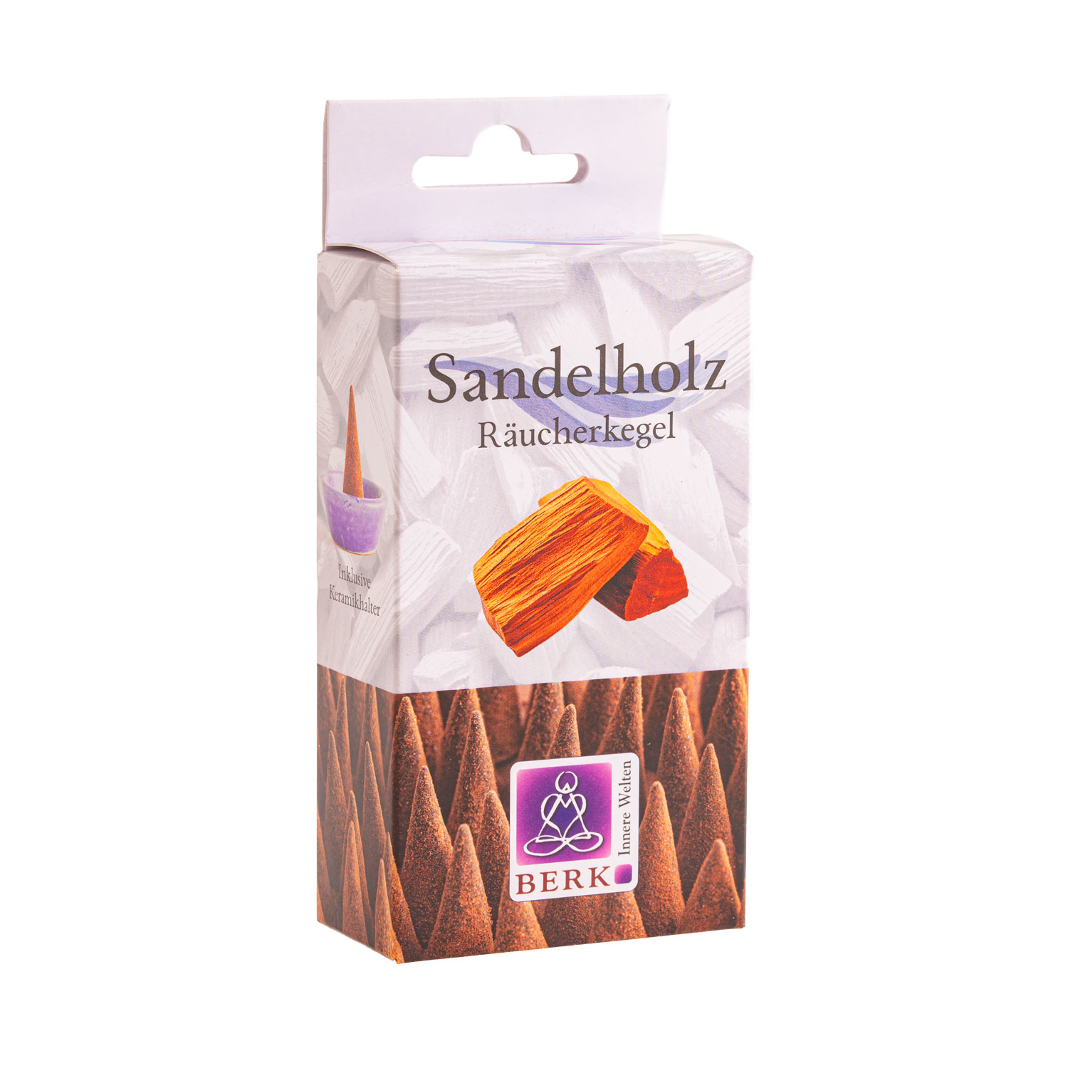 Räucherkegel „Sandelholz“, Produktbild 1