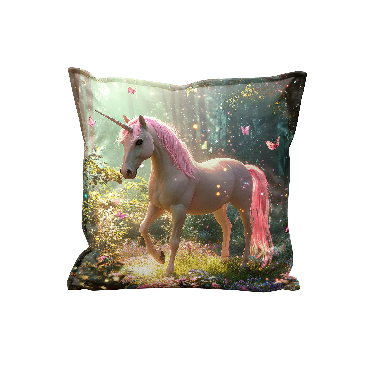 Kissenhülle „Einhorn der Lebensfreude“, Produktbild 1