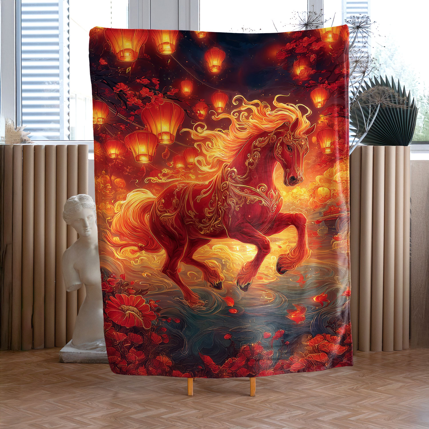 Decke „Feuerpferd“, Produktbild 3