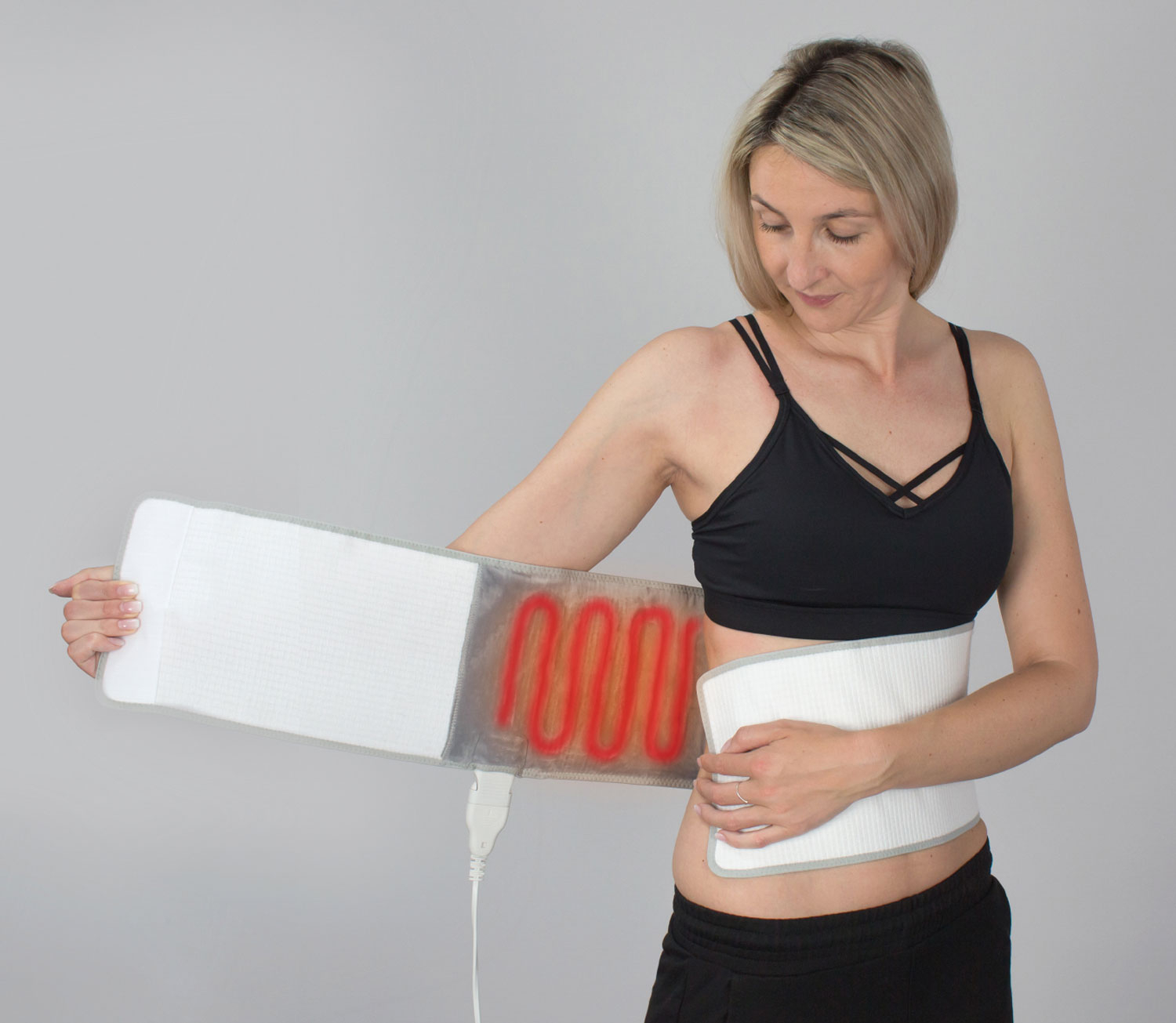 Rückenstützgürtel mit integriertem Heizkissen, Produktbild 5