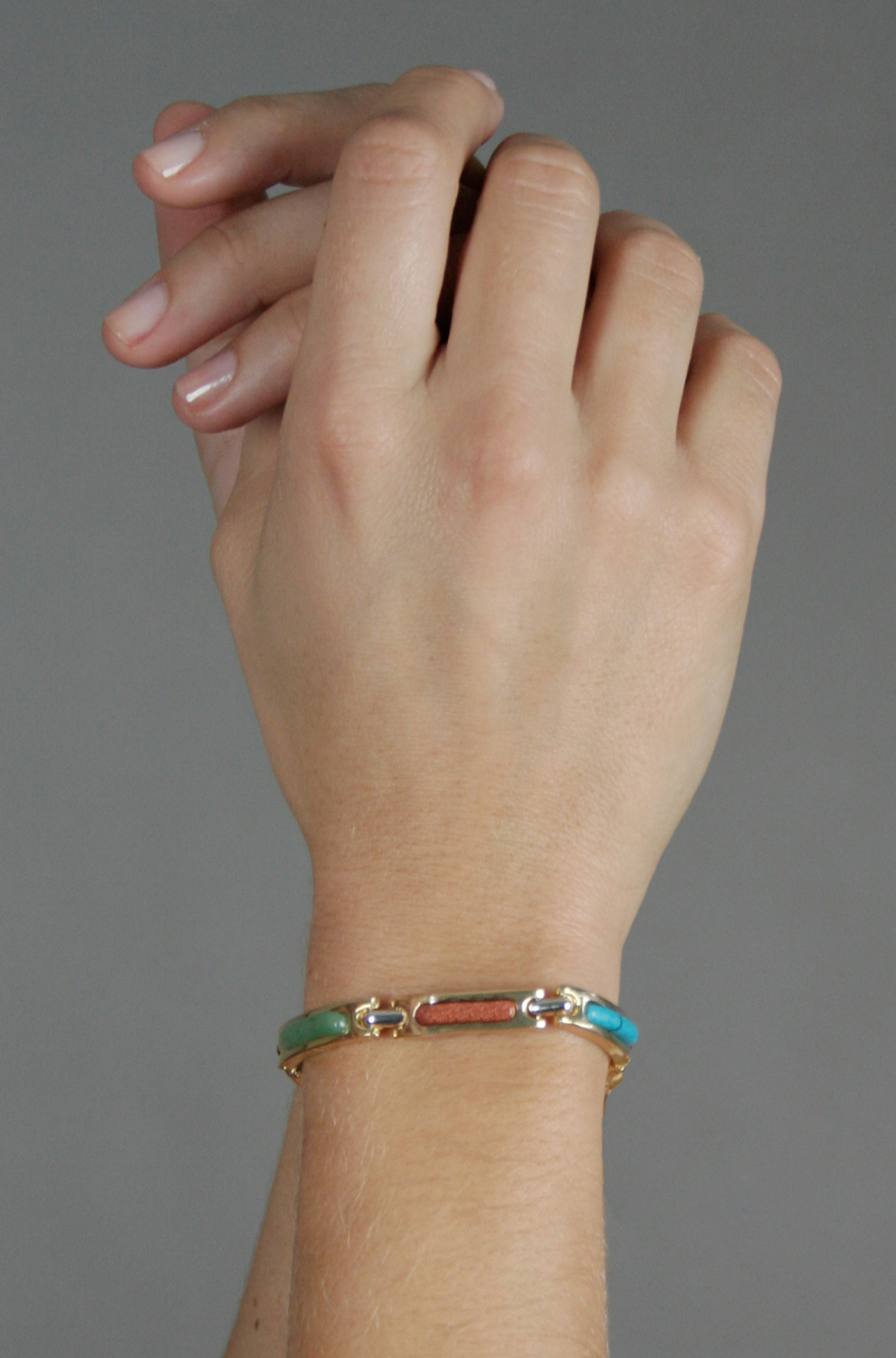 Magnetarmband mit Schmucksteinen, Produktbild 3