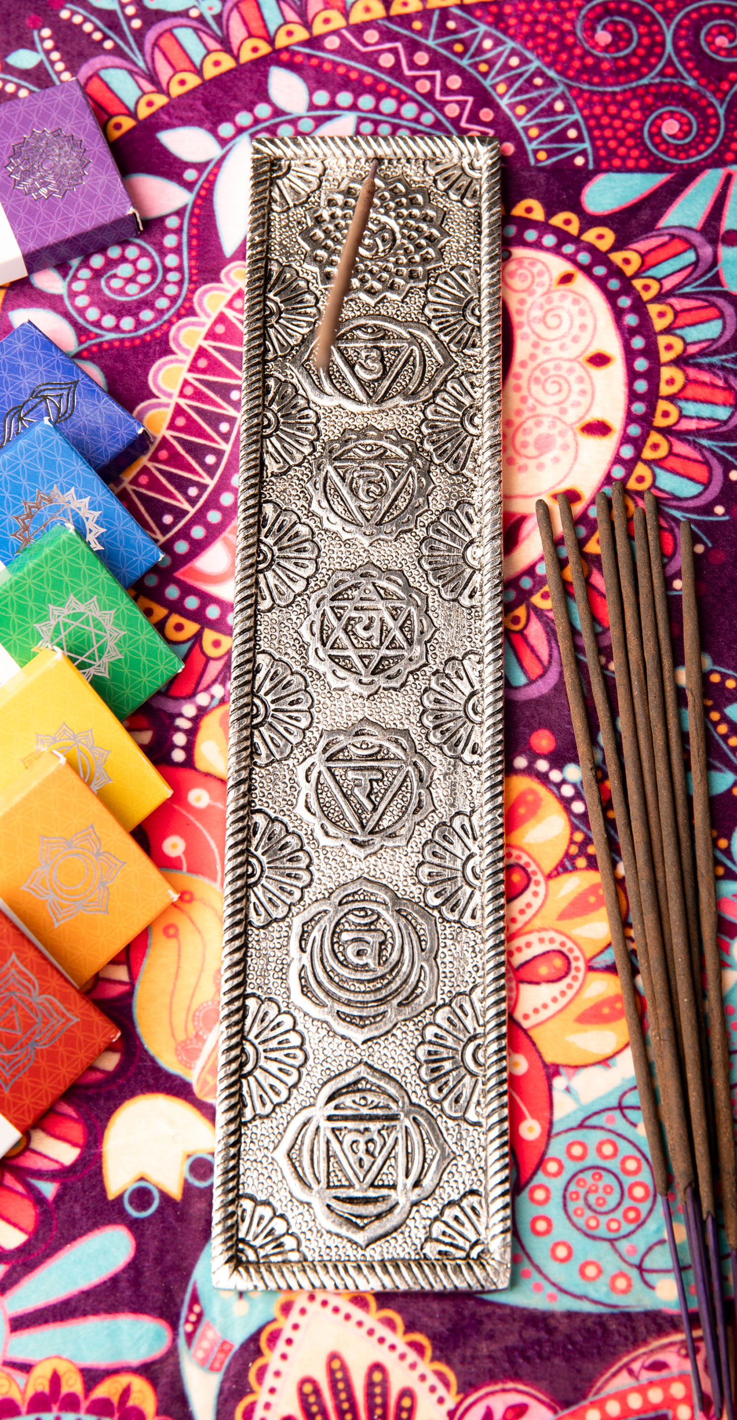 Räucherstäbchenhalter „Chakra“, Produktbild 2
