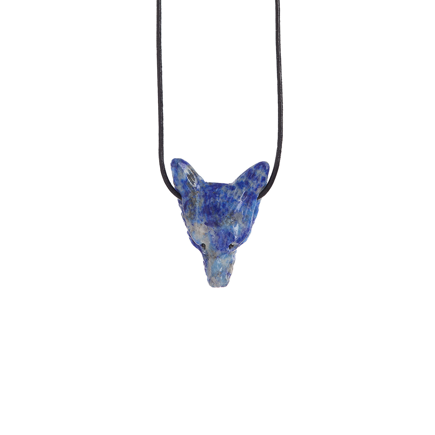 Anhänger „Lapislazuli-Wolfskopf “, Produktbild 1