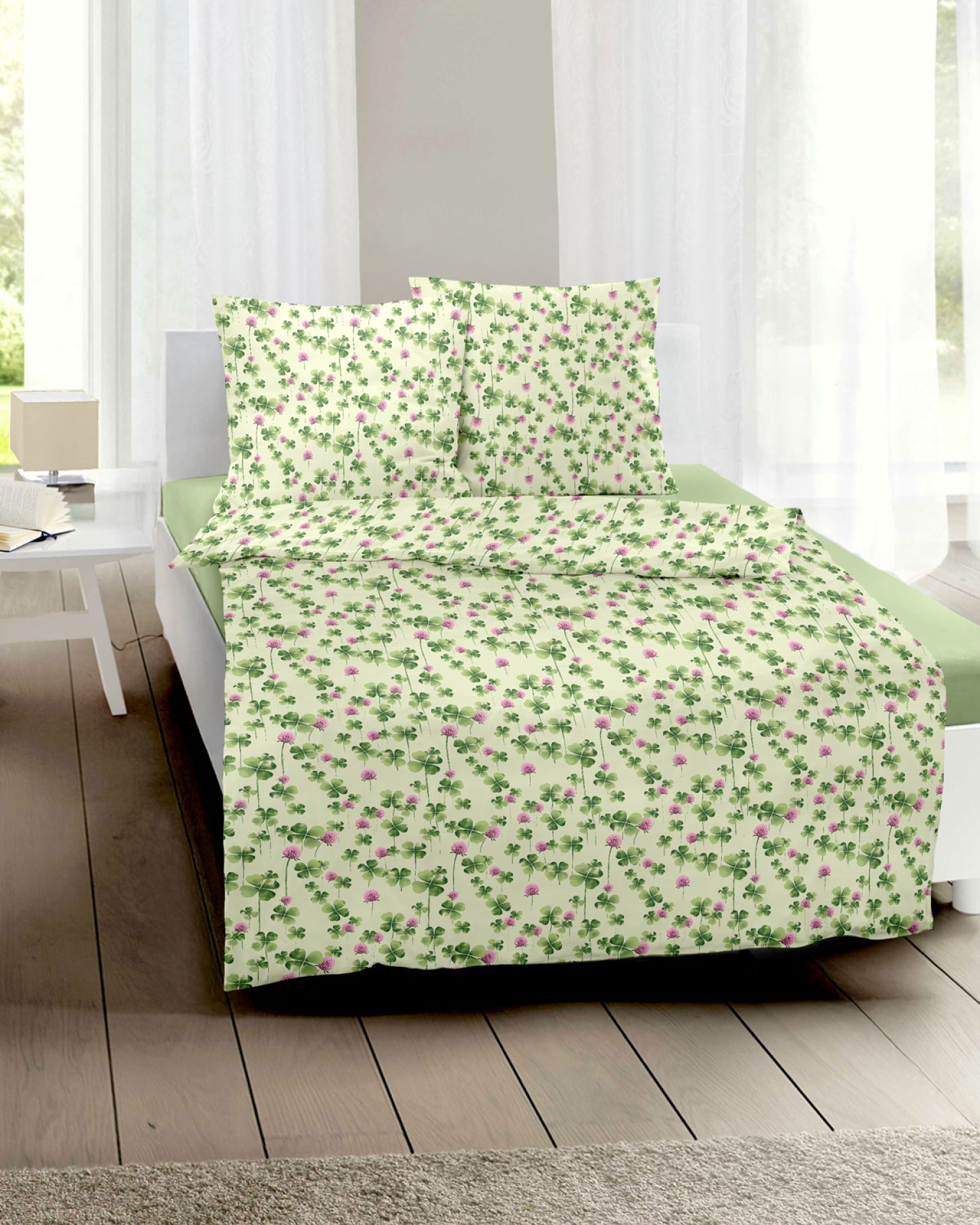 Bettwäsche „Glücksklee“, Produktbild 6