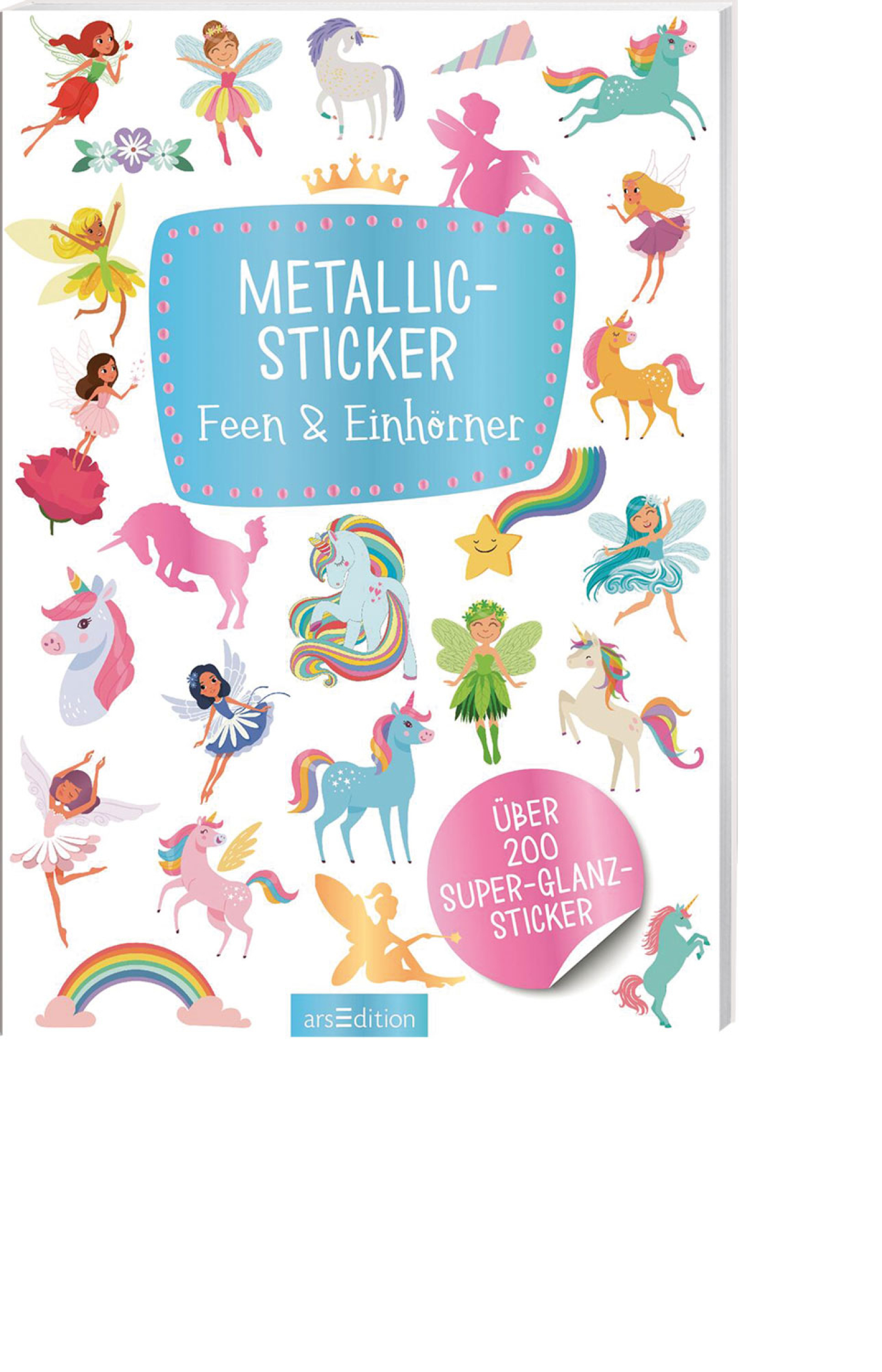 Metallic-Sticker – Feen &amp; Einhörner, Produktbild 1