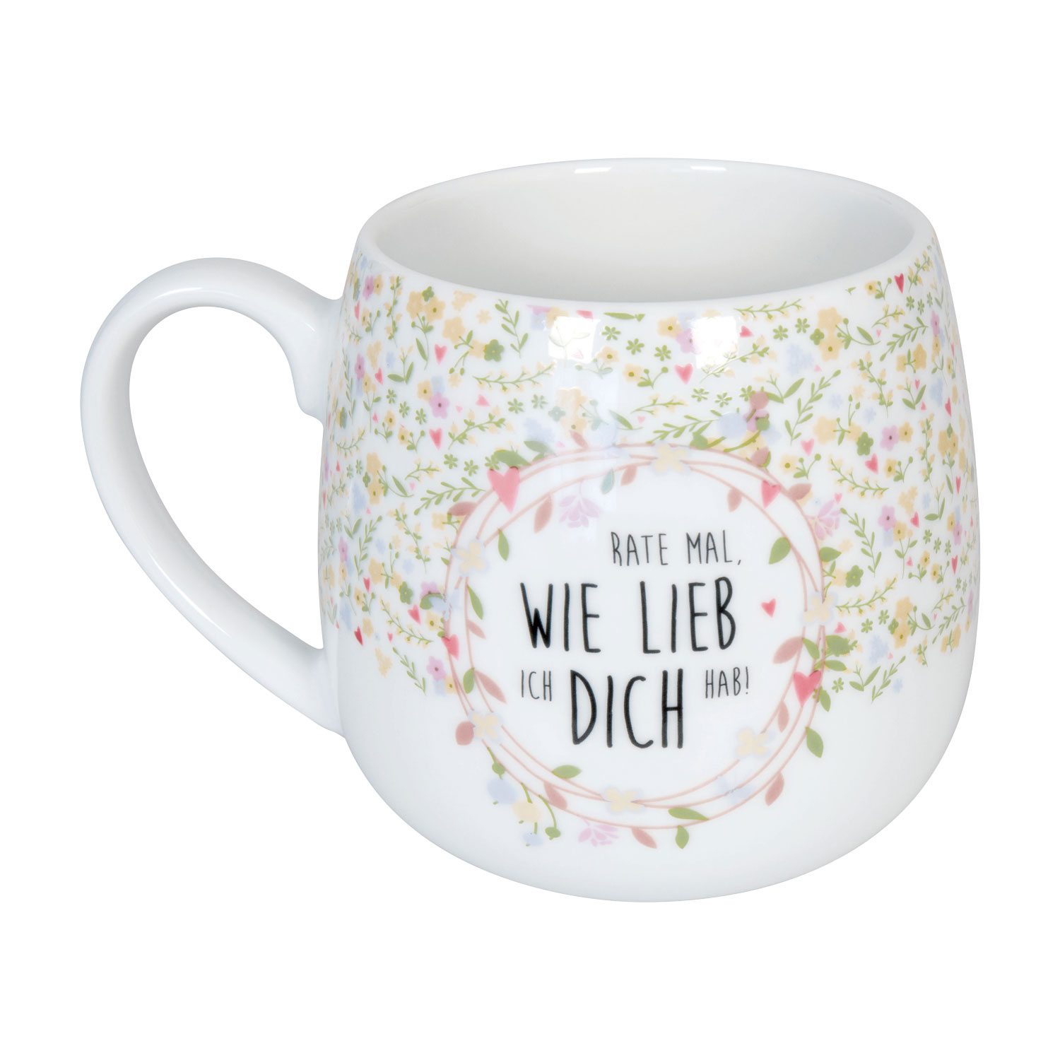 Kuschelbecher „Rate mal, wie lieb ich Dich hab!“, Produktbild 2