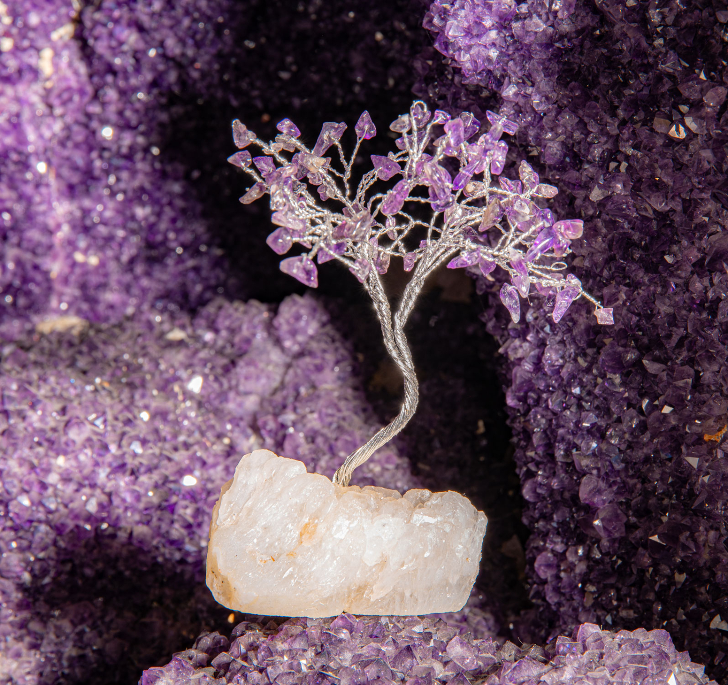 Edelsteinbaum „Amethyst“ groß, Produktbild 2