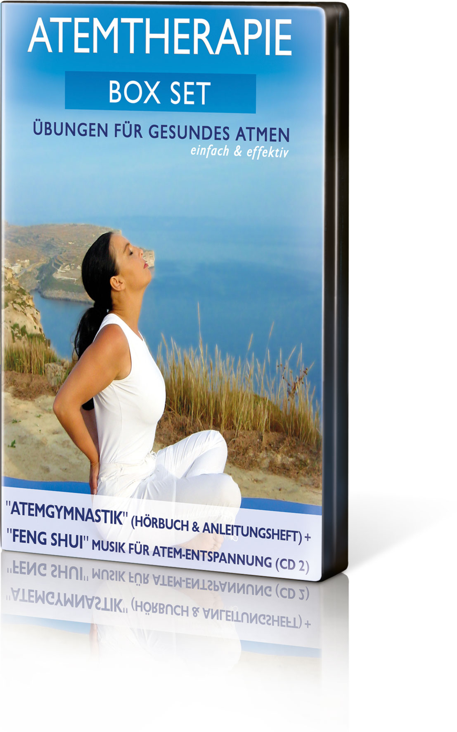 Atemtherapie Box – Set (2 CDs), Produktbild 1