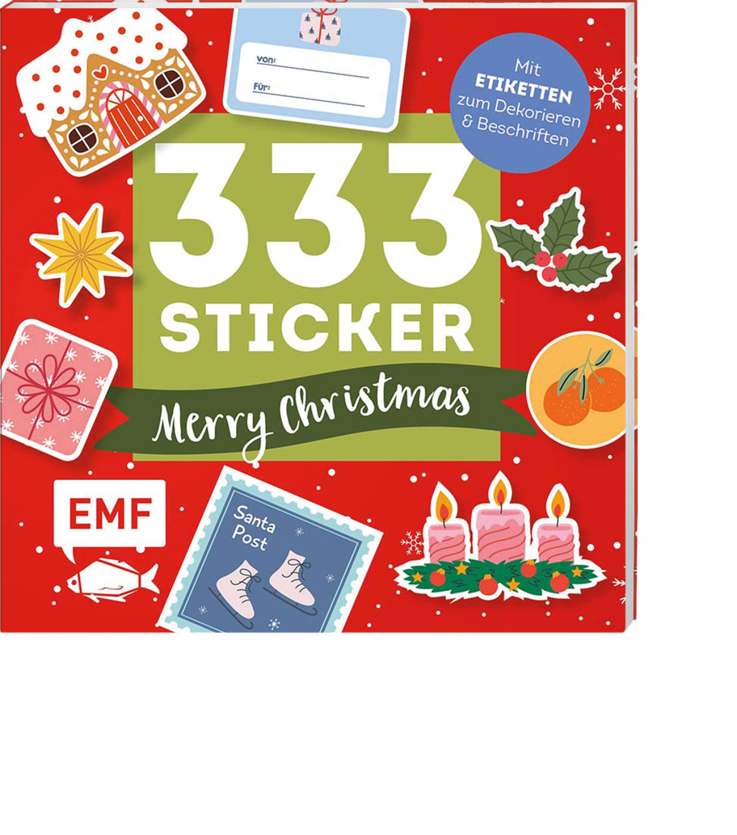 333 Sticker – Merry Christmas, Produktbild 1