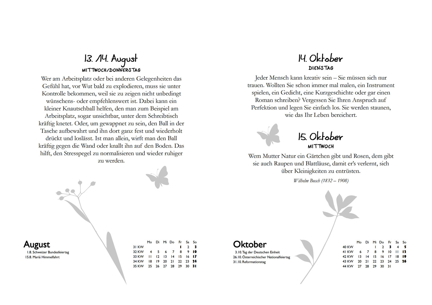Achtsamkeitskalender 2026, Produktbild 3