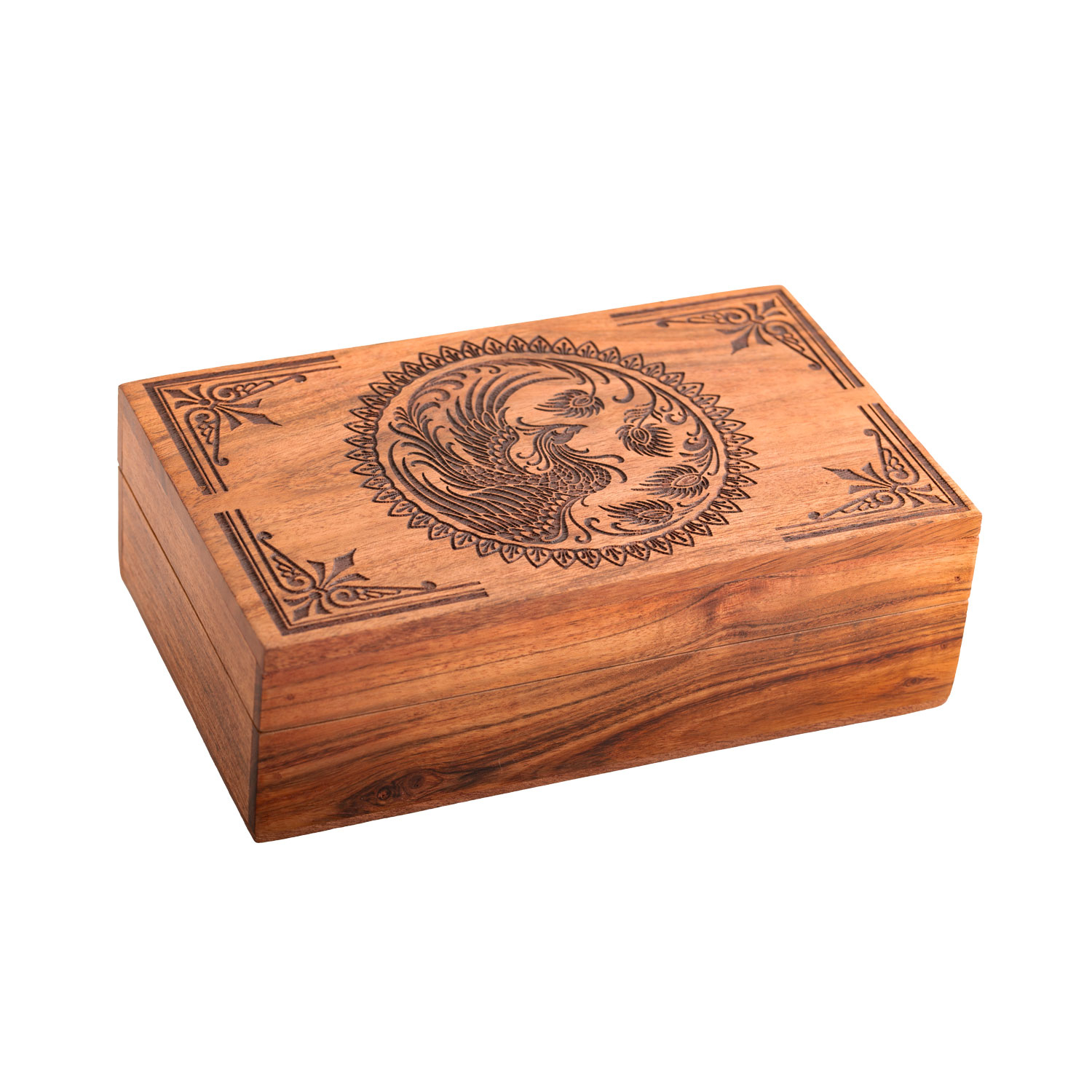 Holzbox mit Phönix, Produktbild 1