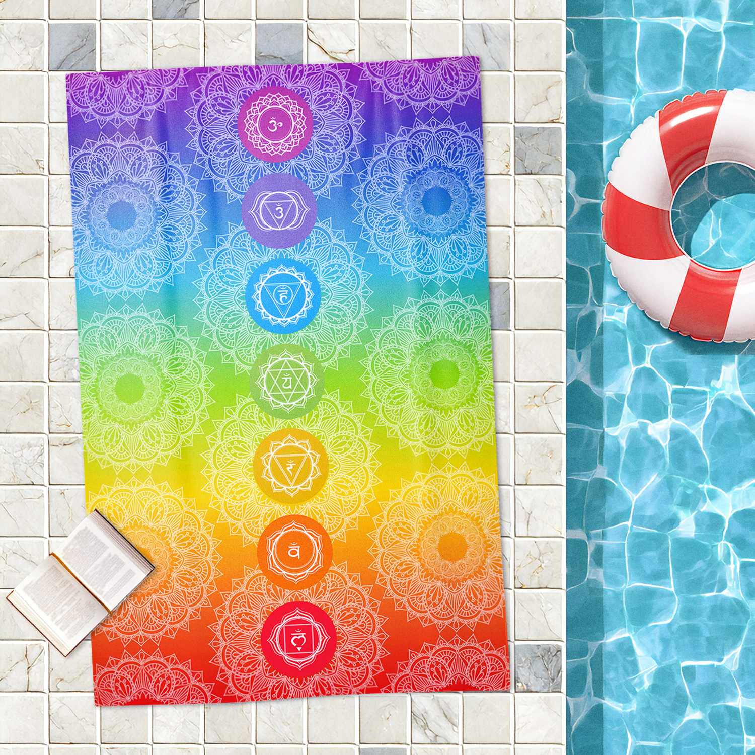 Badehandtuch „Chakra“, Produktbild 2