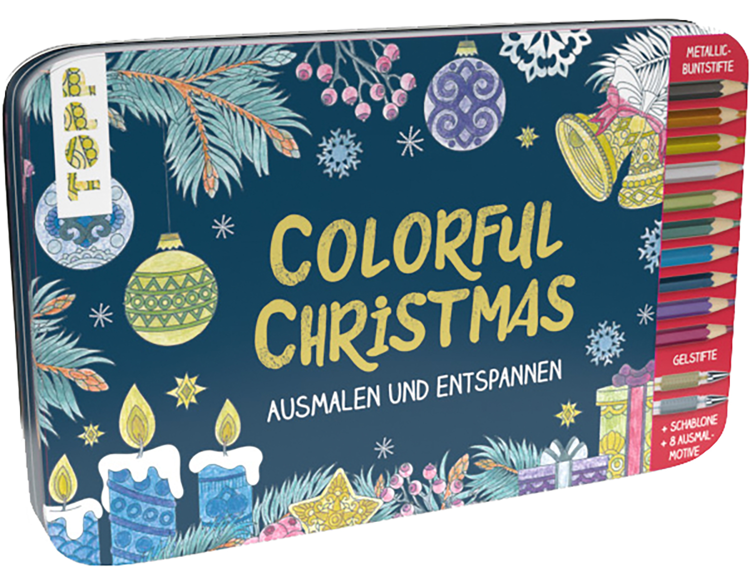 "Colorful Christmas" Buntstifte, Produktbild 1
