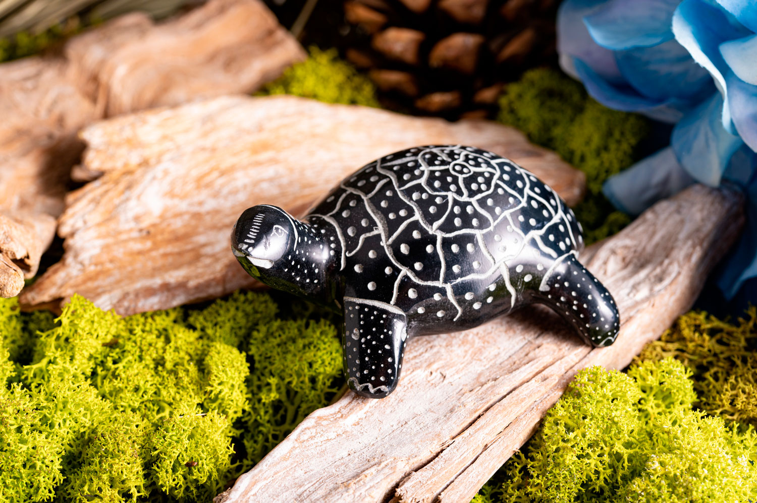 Specksteinfigur „Schildkröte”, Produktbild 2