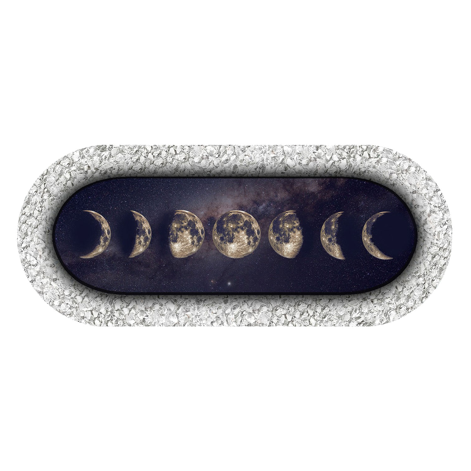 Bergkristall-Energiemagnet „Mondphasen“, Produktbild 1