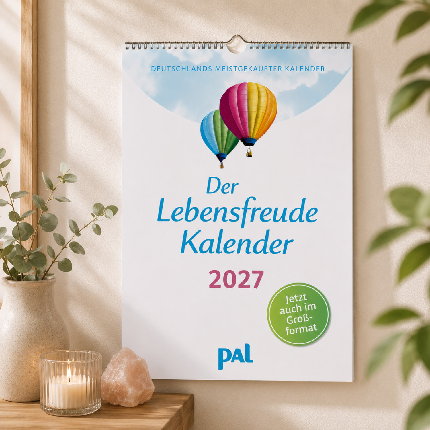 Der Lebensfreude-Kalender 2027 im Großformat, Produktbild 2