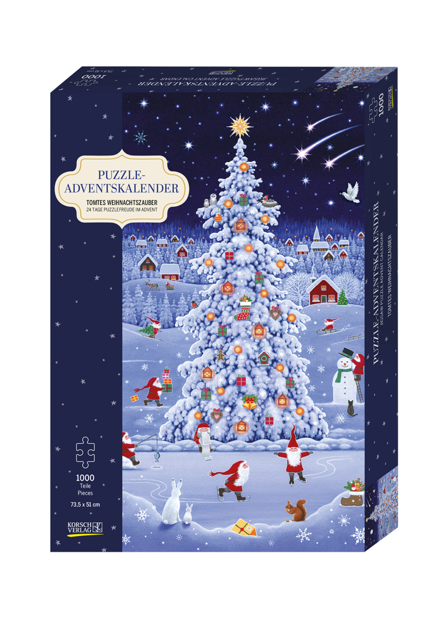 Puzzle-Adventskalender "Tomtes Weihnachtszauber", Produktbild 1