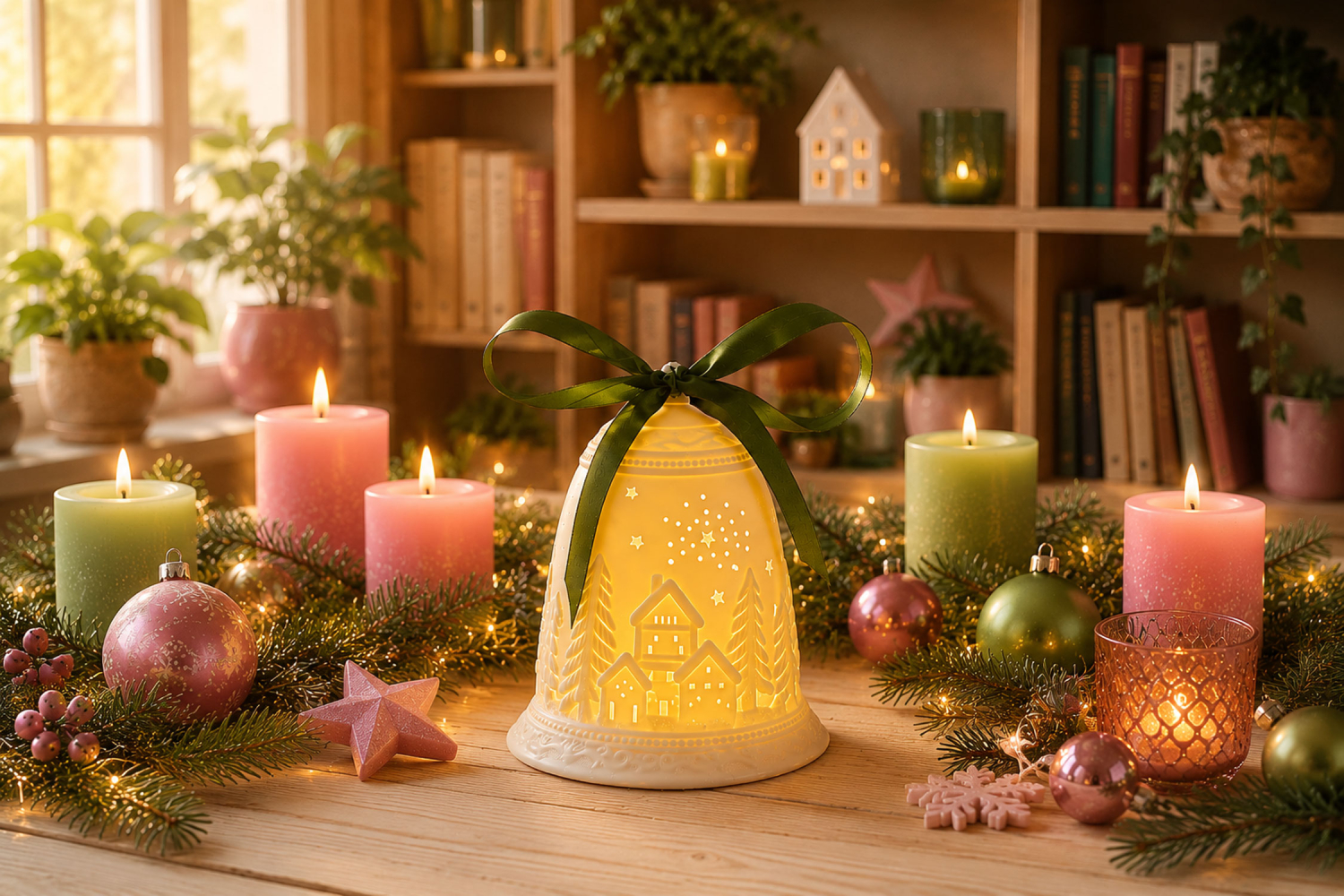 LED Glocke „Winterlandschaft“, Produktbild 4
