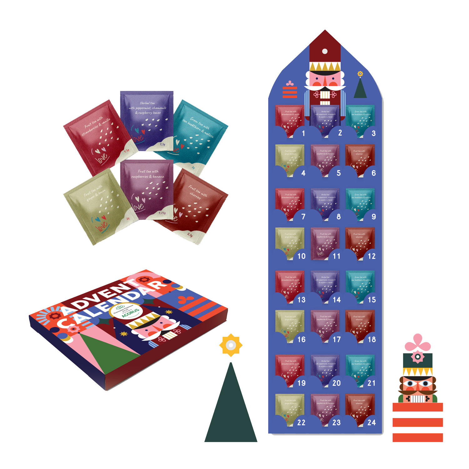 Adventskalender-Teeset „Nussknacker“, Produktbild 6