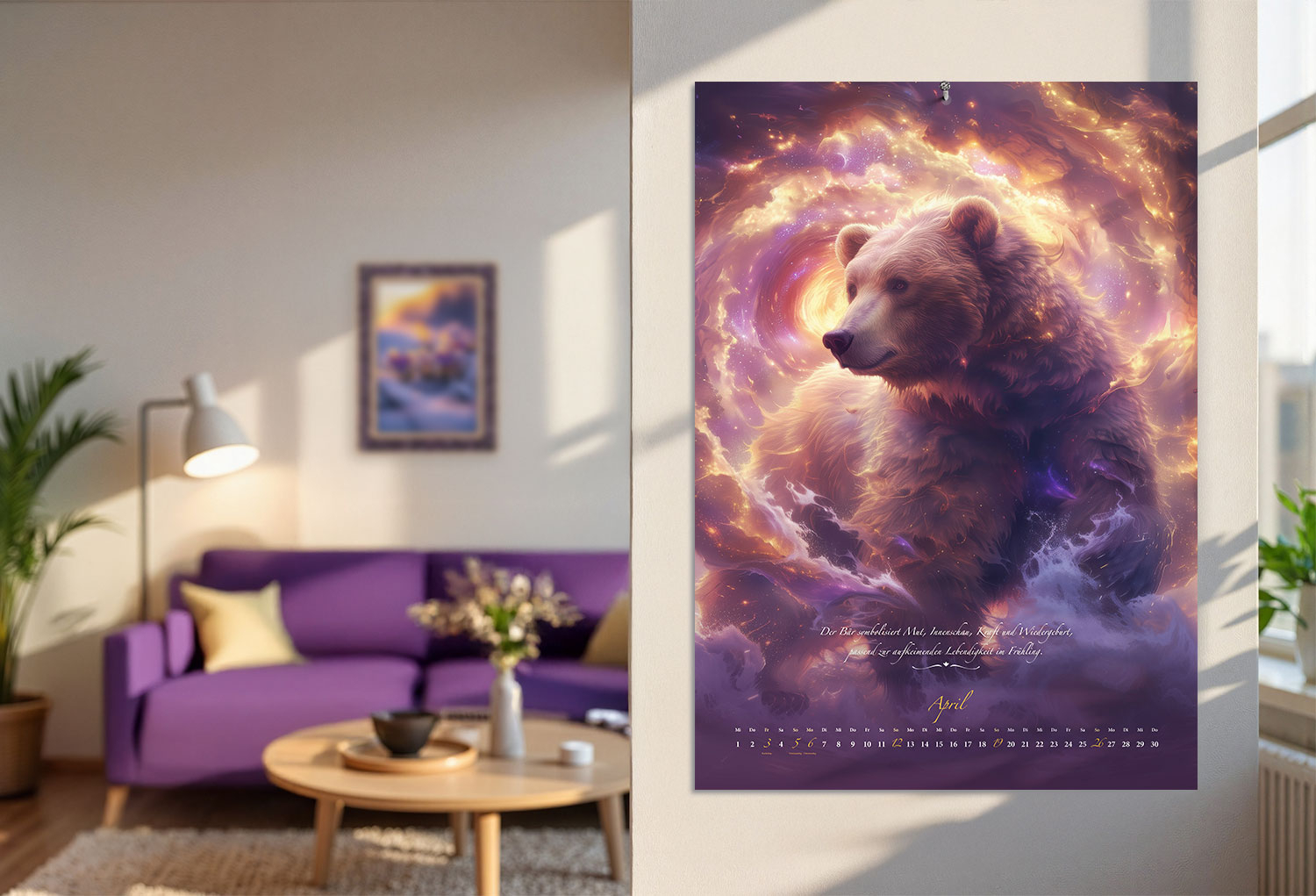 Krafttier-Kalender 2026, Produktbild 4