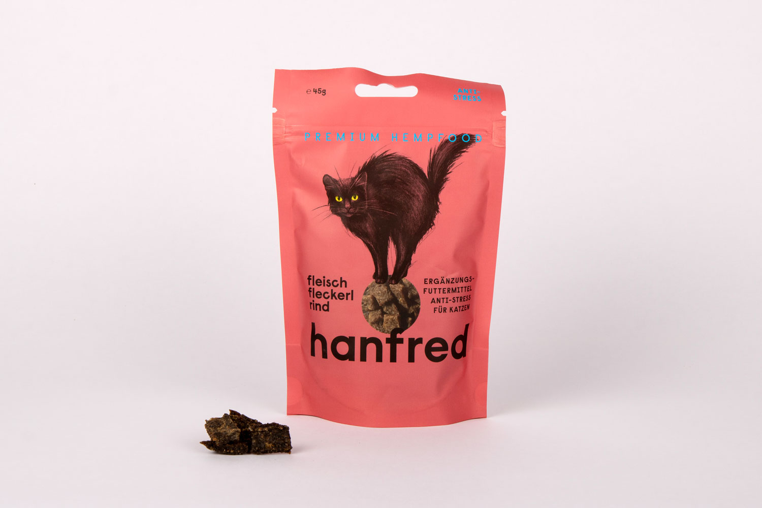 Hanf Katzensnack Rind, 45g, Produktbild 3