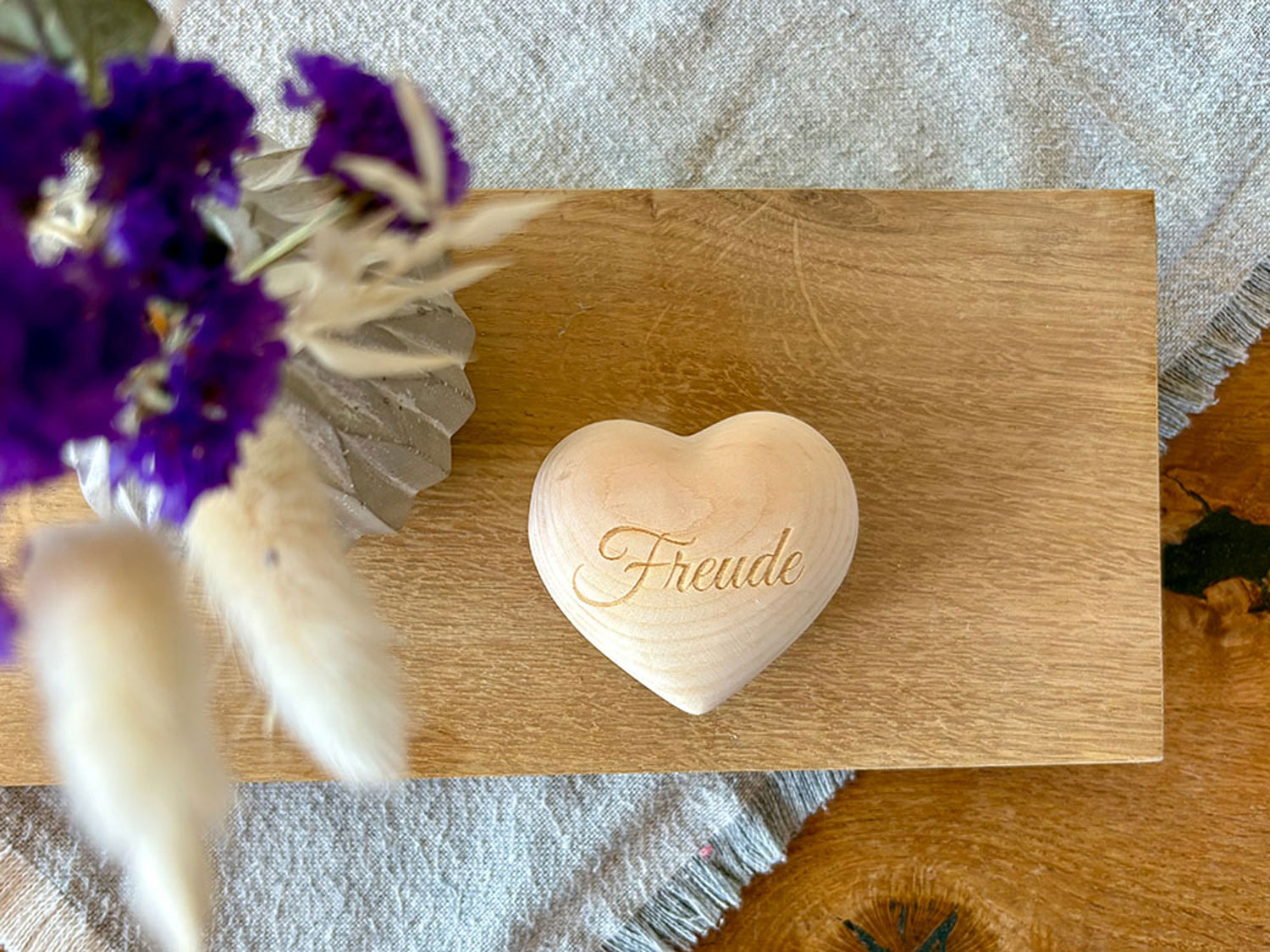 Zirben Herz bombiert „Freude“, Produktbild 2