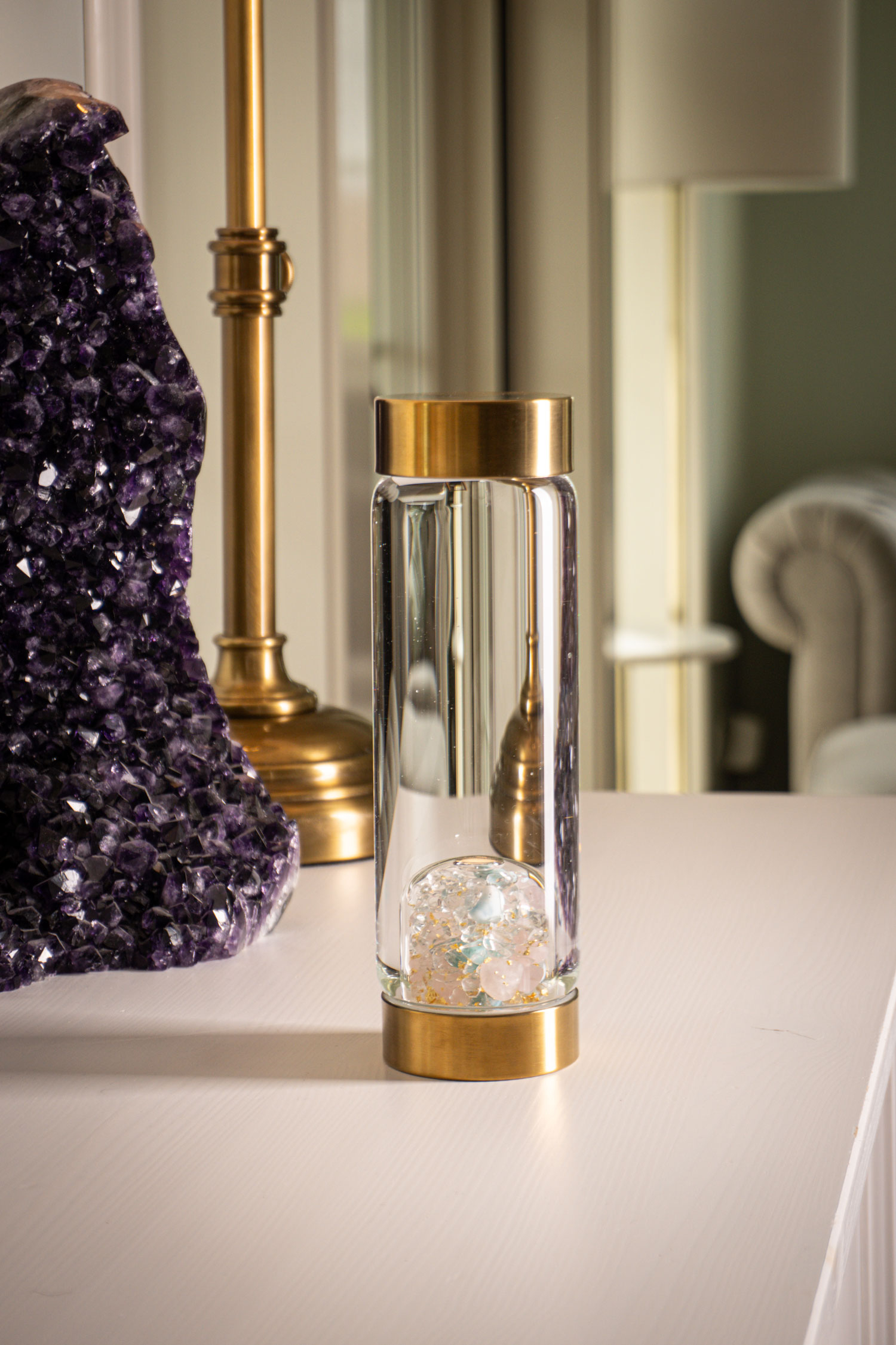 VitaJuwel® Trinkflasche ViA „Goldene Seelenverbindung“, Produktbild 9