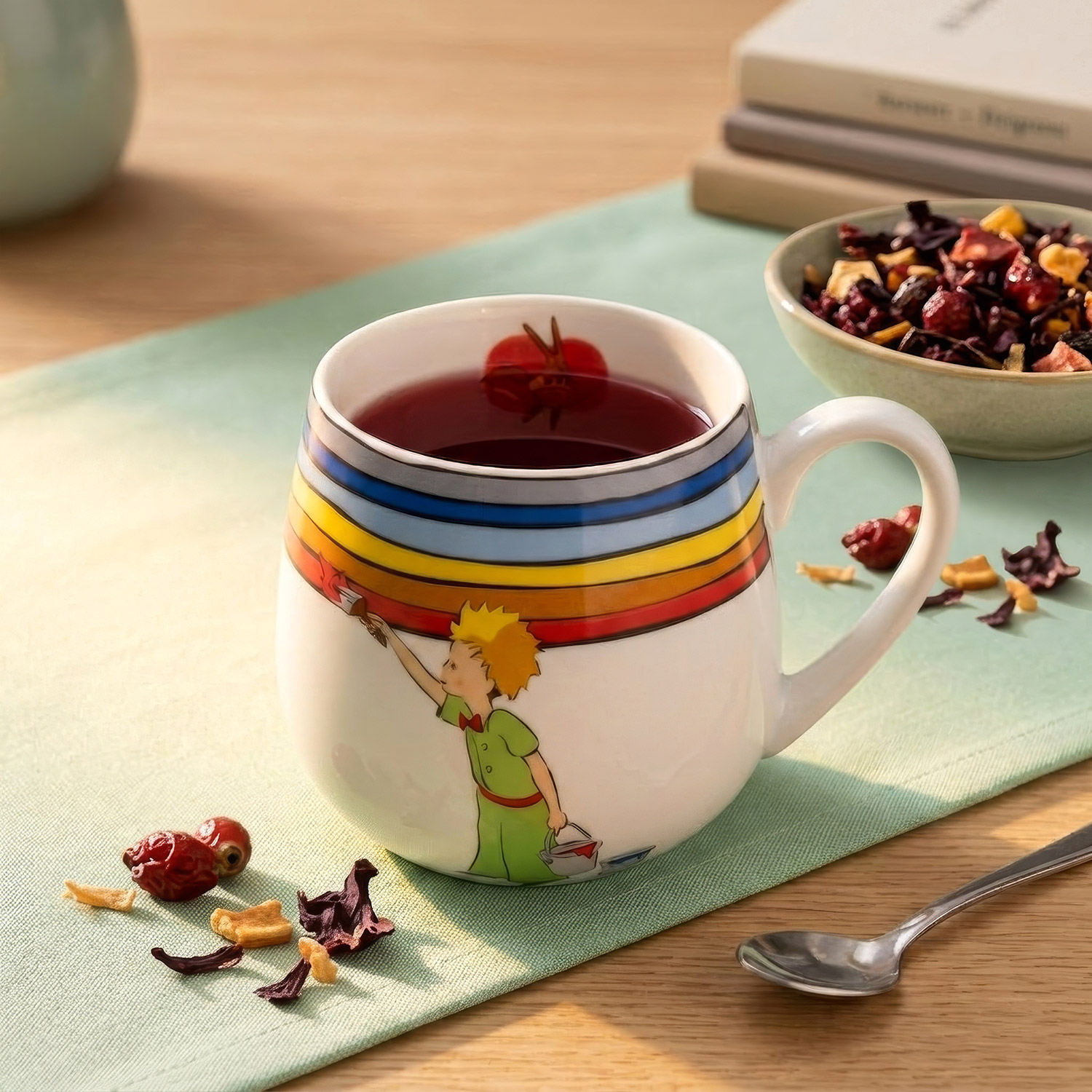 Kuschelbecher „Der kleine Prinz - Regenbogen“, Produktbild 7