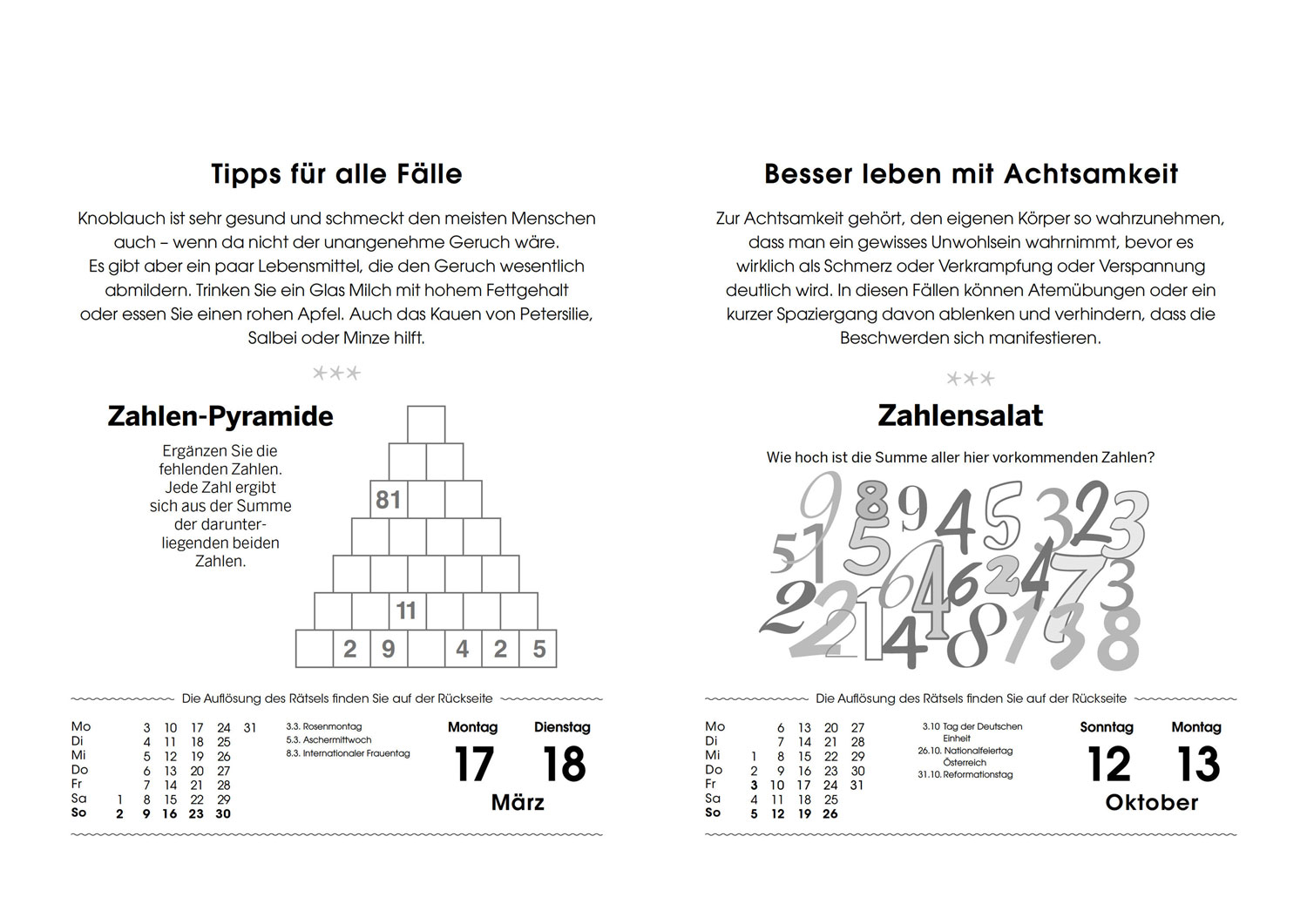 Rentnerkalender 2026, Produktbild 3