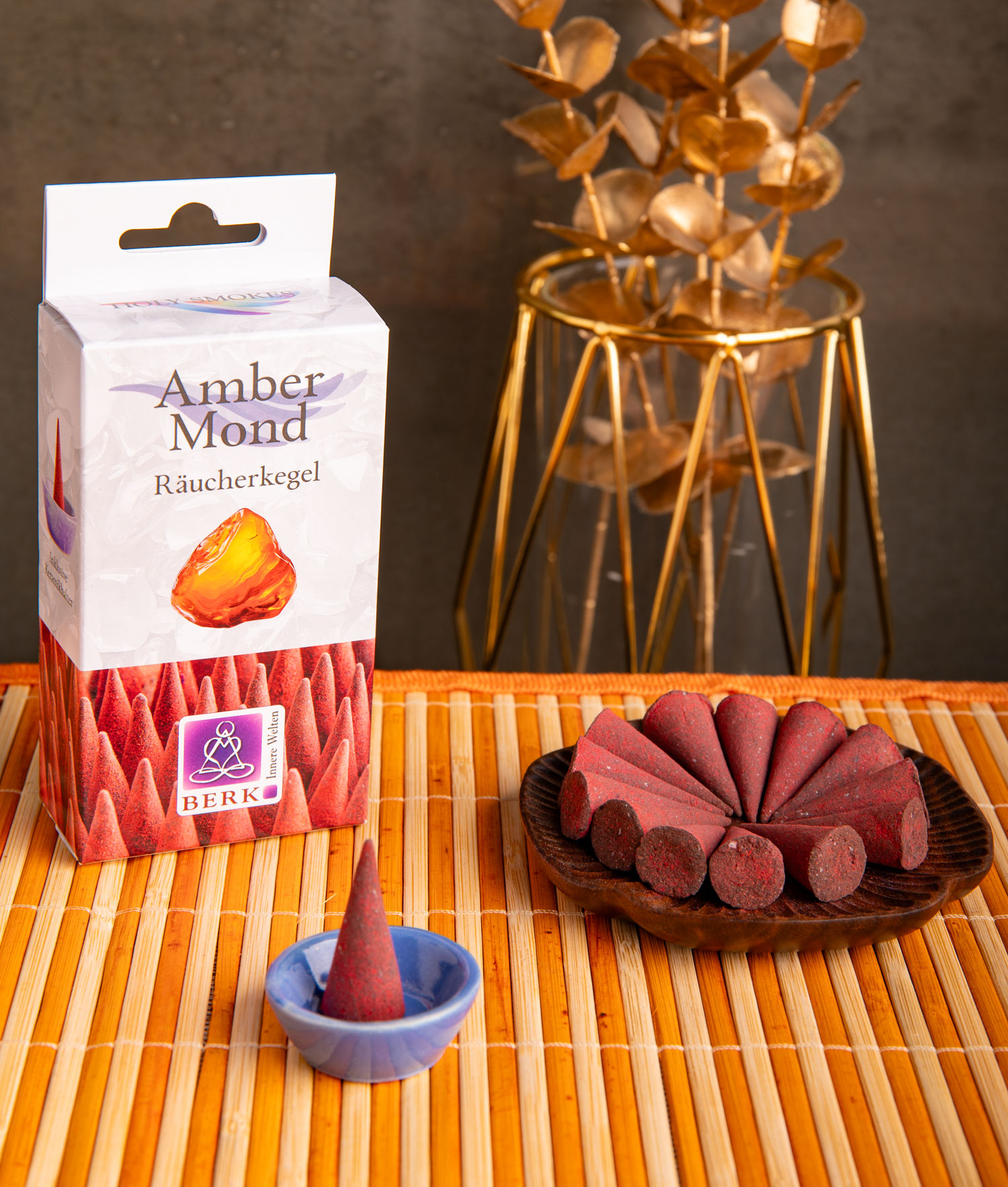 Räucherkegel „Amber Mond“, Produktbild 2
