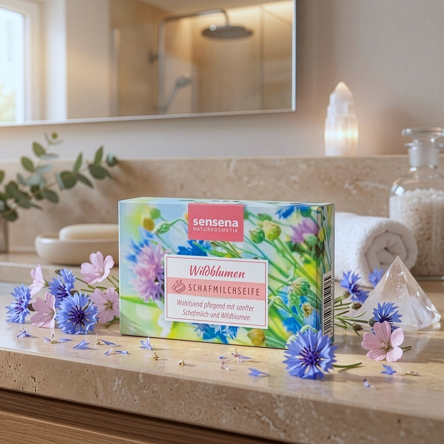 Schafmilchseife „Wildblumen“, Produktbild 2
