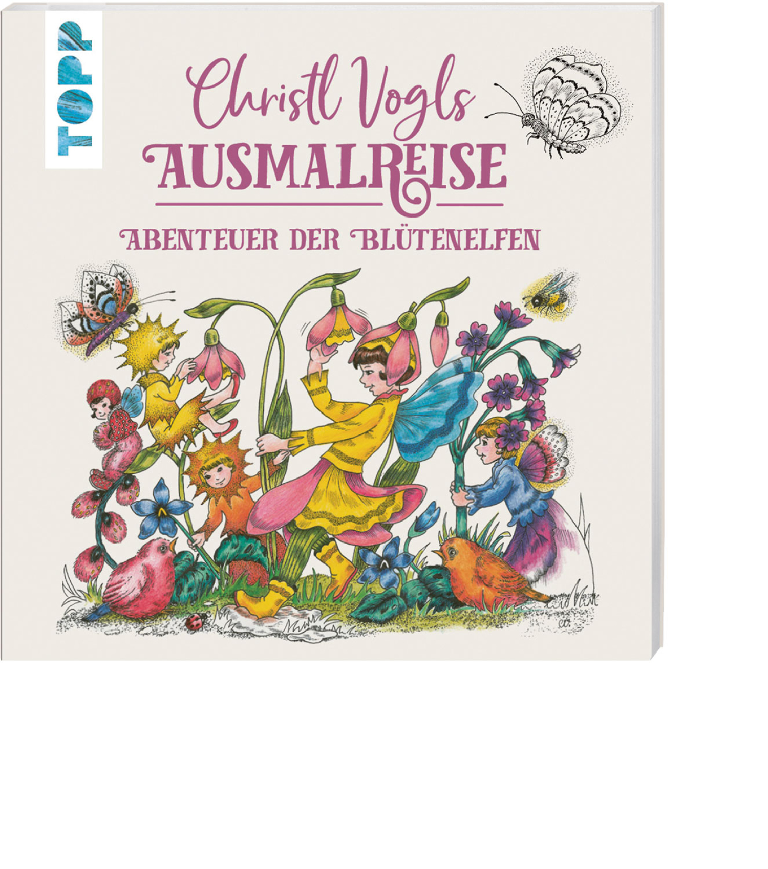 Christl Vogls Ausmalreise – Abenteuer der Blütenelfen, Produktbild 1